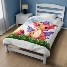 L'AMOUR DE SOI Dragon's Embrace Plush Blanket