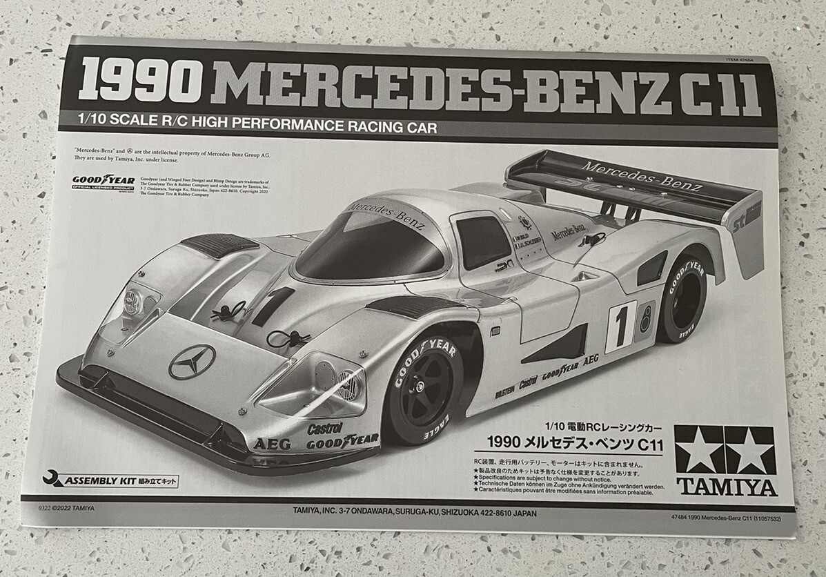 Tamiya 1/10 1990 Mercedes Benz C11 Limited Edition 2wd RC Group C