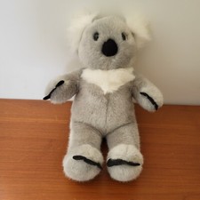 Build A Bear Workshop KUDDLY KOALA Koala Bear Plush Toy Grey White Black EUC