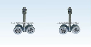 Steel Trolley Hanger Rigid Bearings Roller Barn Sliding Barn Door