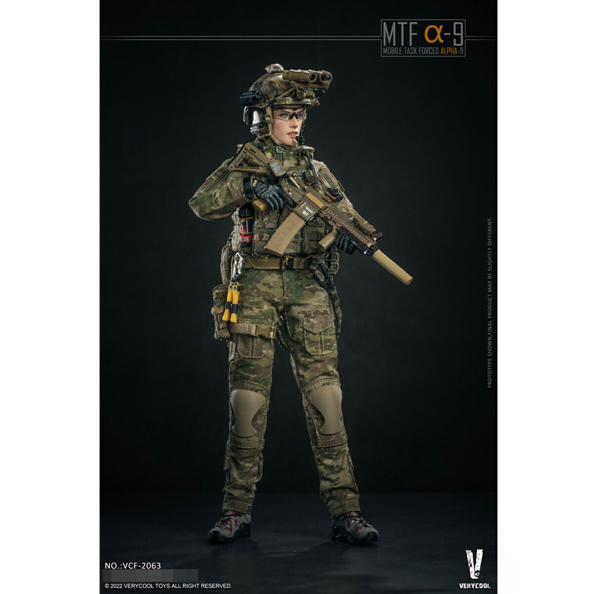 特撮 fably 1/6 VERYCOOL VCF-2063 MTF Alpha-9 Female Soldier Figure Model | eBay
