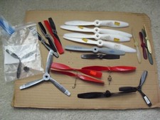 Assorted Lot of 21 RC Airplane Nylon Propellers Up to 9" Long