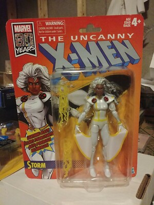 Marvel Legends Retro Wave WHITE Storm 6'' Uncanny X-Men Ororo Monroe Figure NEW 