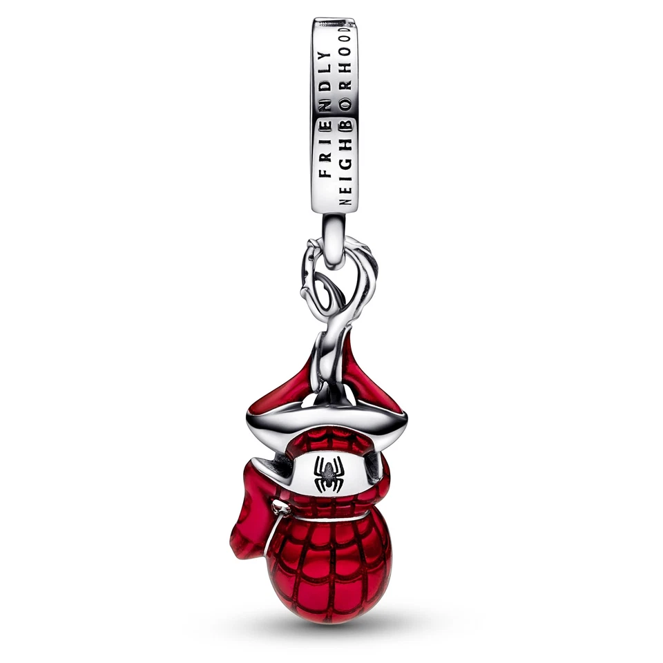 PANDORA Schmuck Charm Anhänger Hängender Spiderman 792323C01 - Bild 2 von 4