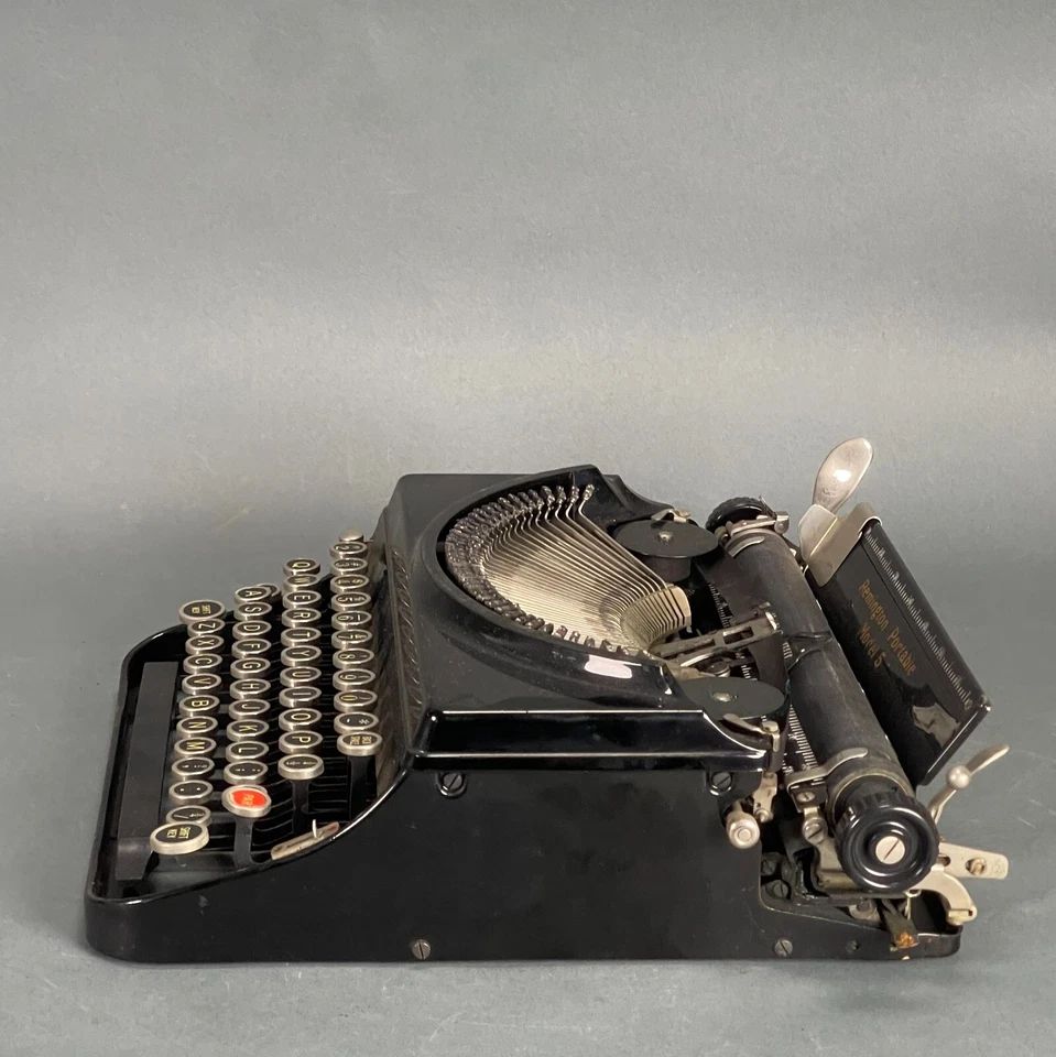 Vintage 1931 Remington Portable Model 5 Noiseless Typewriter Antique Rare Model - Image 4 of 4