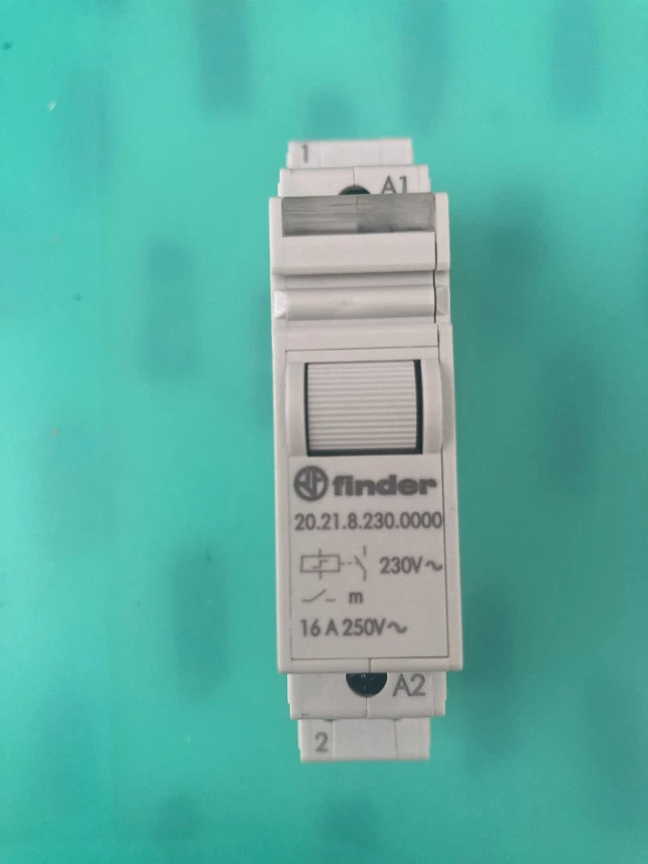 Télérupteur modulaire Finder 20 Series, 1 NO, bobine 230V 20.21.8.230.0000