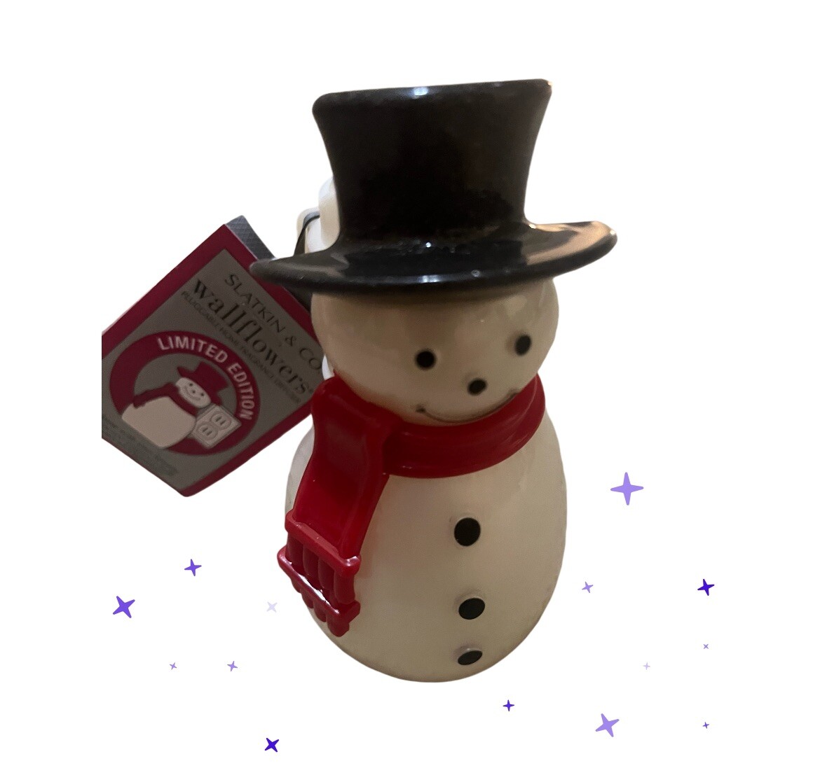 Bath & Body Works Christmas Snowman Wallflower Plugin Holiday Decor NEW-image