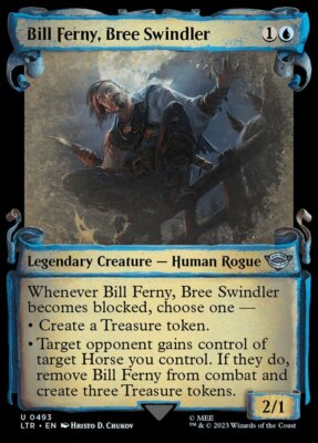 Bill Ferny, Bree Swindler - Showcase Scrolls x1 - Universe Beyond: The Lord of t
