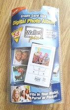 REDUCED - Credit Card Size Digital Photo Album. As Seen On TV - NEW