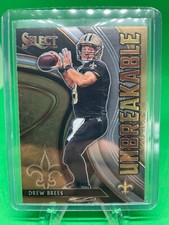2020 Panini Select Football Drew Brees UNBREAKABLE Insert Card #U17 Saints