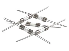 SET OF 5 SLEEK 0.25A 250V SLOW BLOW BLOWING GLASS 5mm X 20mm AXIAL FUSES