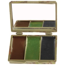 Army Camo Face Paint Airsoft Paintball 3 Colours  Mirror Brown Green Black