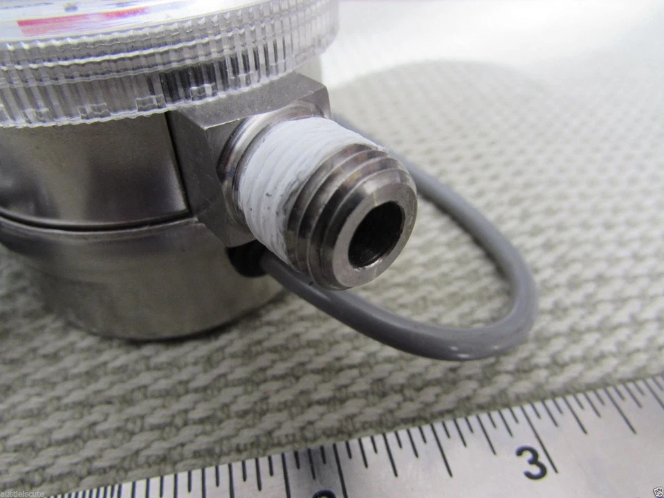 SI Span IPS-122 Type 2 0-100PSI Pressure Gauge Transmitter Millipore Descending - Image 3 of 4