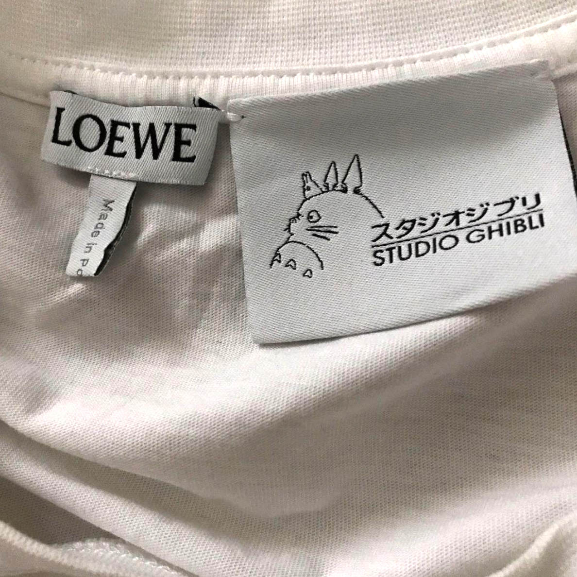 Loewe x Studio Ghibli Spirited Away Chihiro T-Shirt XS size White