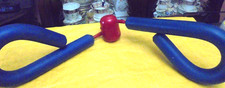 A B FLOOR EXERCISER GLIDER ROLLER WHEELS,WITH REMOVAL HANDLES+SLIM LEG TRAINER.