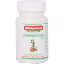 4X 40tabs Baidyanath Jhansi Mahasudarshan Ghan Bati  Useful in Fever Cough Cold