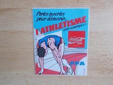 Selbstklebend / Aufkleber Leichtathletik Coca-Cola