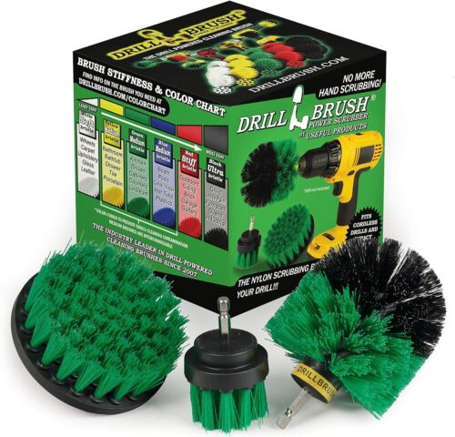 Drill Brush Power Scrubber by Useful Products – Drillbrush Green - Afbeelding 1 van 1