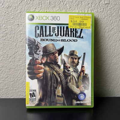 Ubisoft Call of Juarez: Bound in Blood Xbox 360 Manual NTSC-U/C 2009