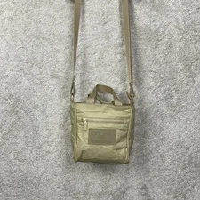 Aloha Collection Splash Proof Travel Dune Beige Crossbody Small Tote Zip Bag