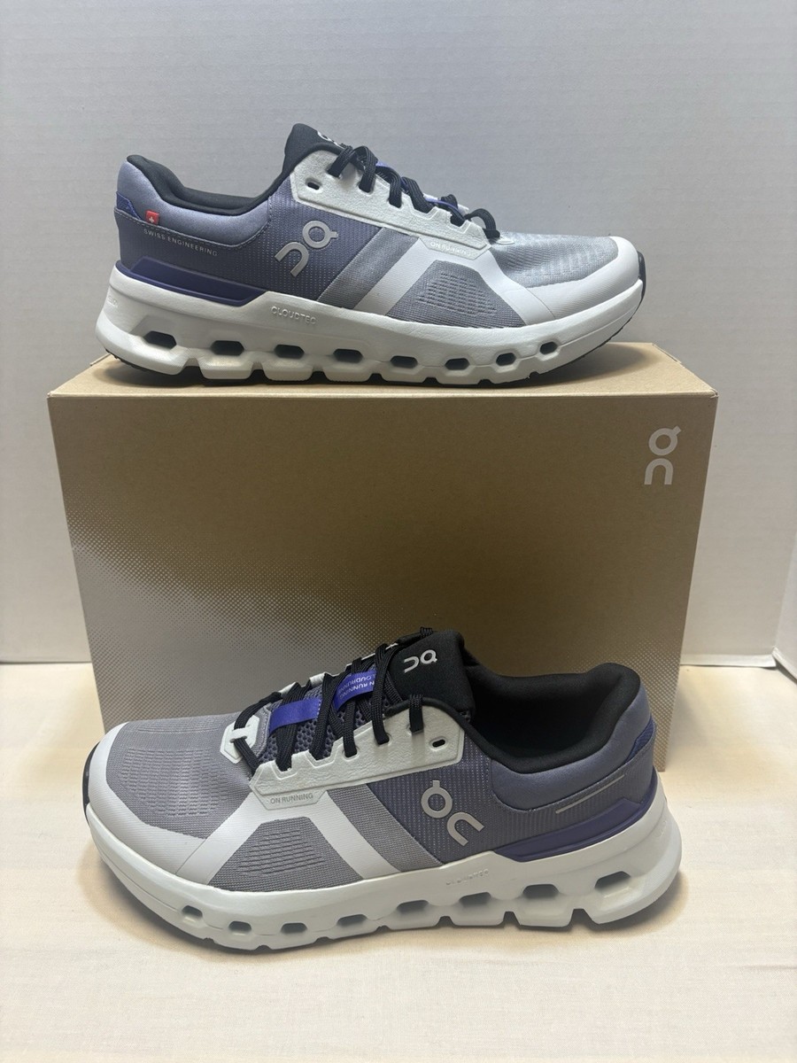On Cloudrunner 2 Running Shoes in Fossil/Indigo Mens Size 14 Sneakers ON Running On Running Men main image 2