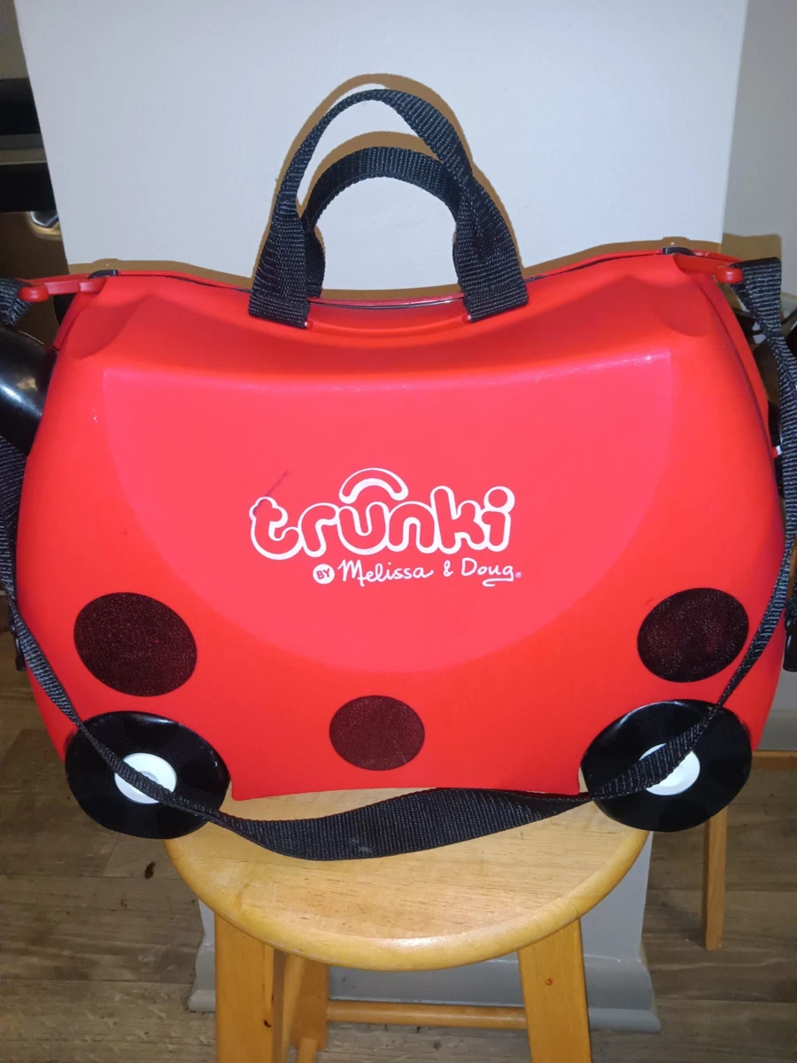 Valise Trunki - Harley Ladybug - Coccinelle Rouge | Boutique Timôme et merveilles