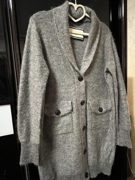 Women By Malene Birger Sweater Grey Wool 40