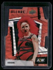2022 Upper Deck Allure AEW #85 Abadon Orange Slice Die Cut (000055)