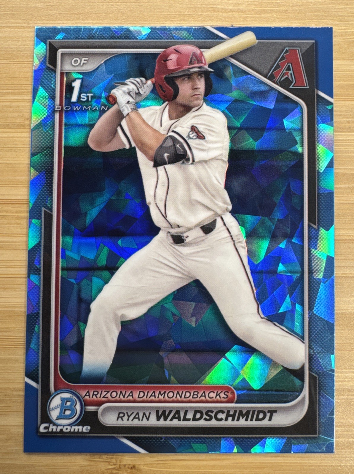 RYAN WALDSCHMIDT 2024 BOWMAN CHROME DRAFT 1ST Bowman SAPPHIRE #BDC-18