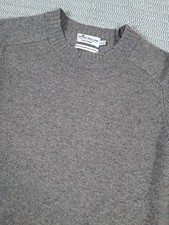 Peter Millar Crown Vintage ExtraFine Merino Wool Blend Sweater Mens L Taupe