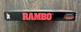 Rambo Complete in Box CIB (Nintendo, NES 1988) Great Shape w/Poster & Inserts!🔥