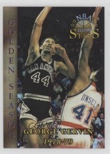 1996 Topps Stars Golden Season Finest Atomic Refractor George Gervin HOF 04at