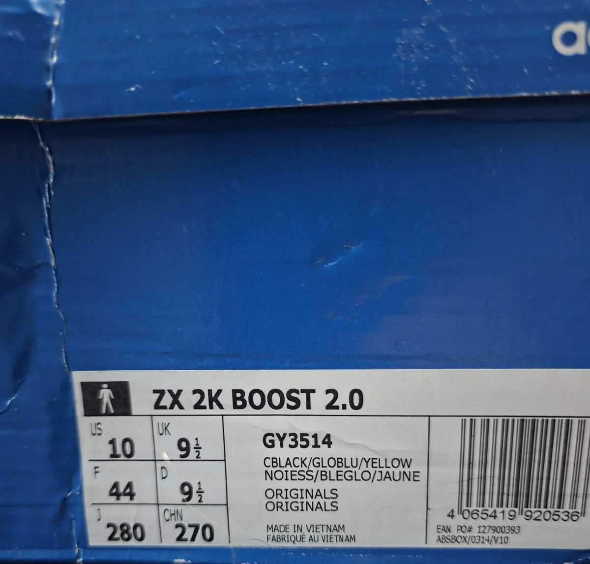 Adidas ZX 2K Boost 2.0 Triple Black for sale | eBay