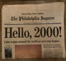 Philadelphia Inquirer New Years 2000 edition full copy