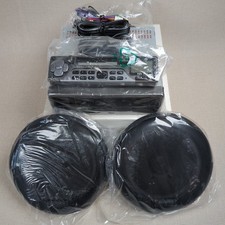 New Audiovox Rampage TP-725 Car Stereo AM/FM/Cassette & 6' Speakers Set Open Box