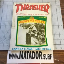 80s Thrasher Guaranteed Original Vintage Skateboard Magazine