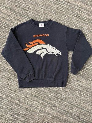 90 s Juniots NFL Denver Broncos Sweatshirt Officially Licensed Team Apparel