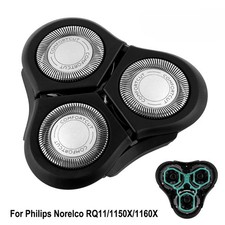Replacement RQ11 shaver head Cutter For Philips Norelco RQ1180 1160X 1150X Razor