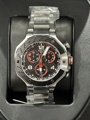 NEW!!! Tissot T-Race Motogp Chronograph T141.417.11.057.00 Quartz SS Black 47mm