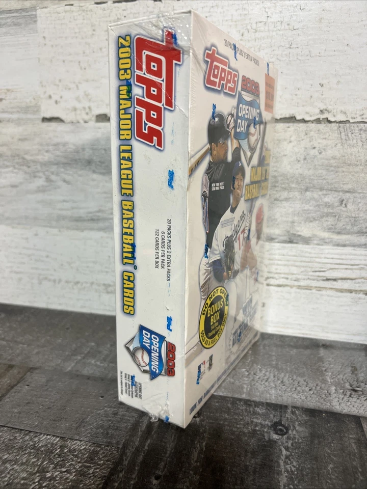 2003 Topps Opening Day MLB Card Box - Factory Sealed 22 Packs Autos?? - Image 2 of 2