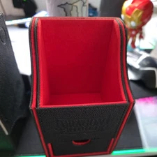 Arcane Tinman Dragon Shield: Nest Plus Deck Box - Black & Red