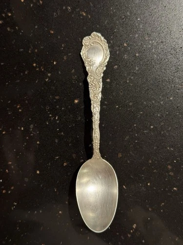 1893 R. Wallace & Sons LOUVRE Sterling 5.5/8” Teaspoon Antique