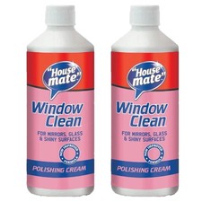 Big D House Mate Window Glass Cleaner Polish Cream 500ml x2 Streak Free 19.00 per litre