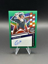 2026 USA Baseball Stars And Stripes Cooper Collins Auto Green Prizm #NTS_CC