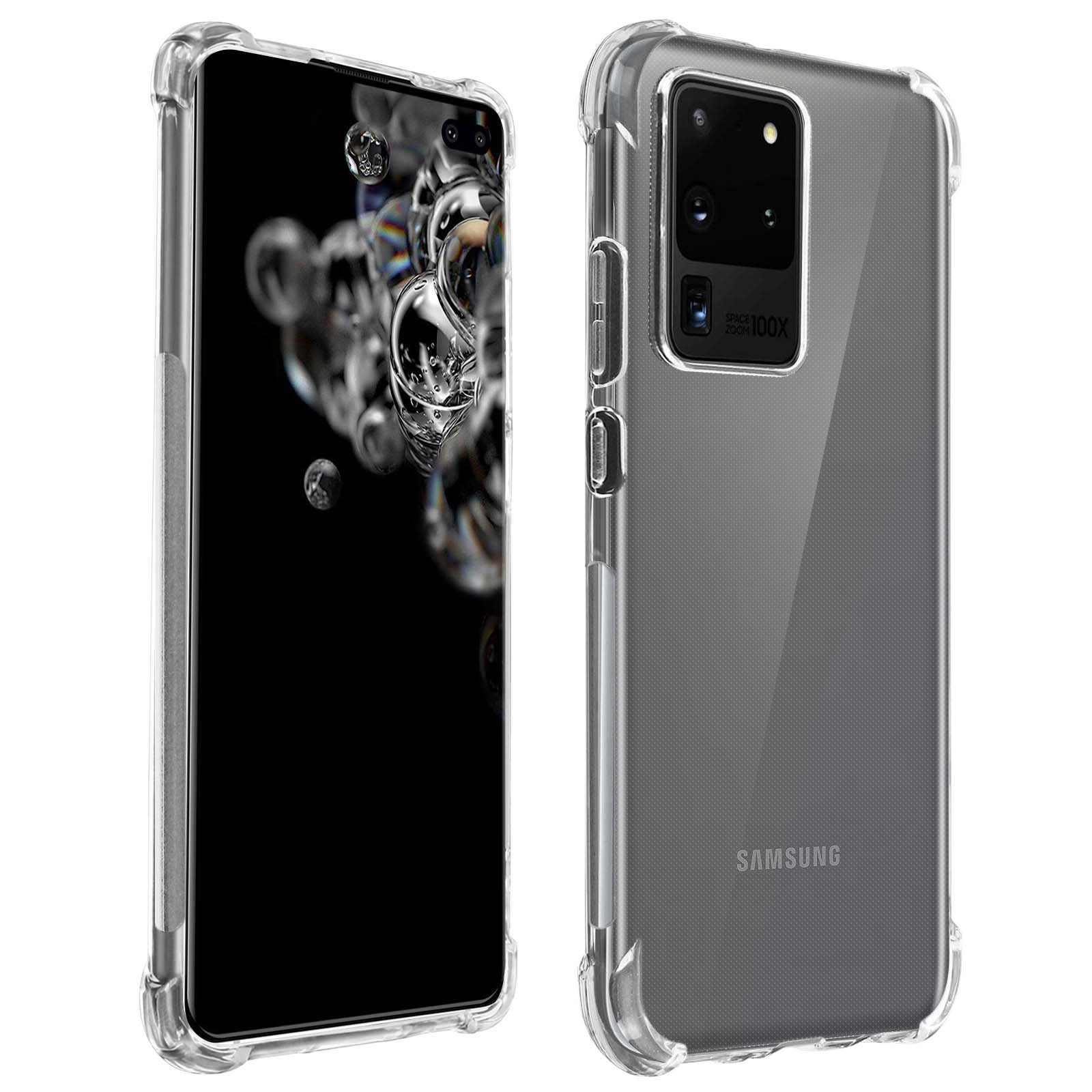 Coque silicone Akashi Galaxy S20 Ultra évite les bris d'écran avec bumper
