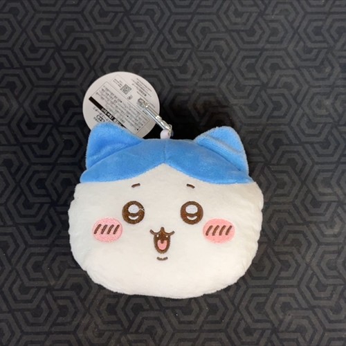 Chiikawa Plush Keychain Coin Purse Pouch Blue Ribbon Kawaii Charm