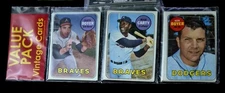 1969 Baseball Rack Pack 15 Topps Cards. CELTE BOYYER. KEN BOYER. RICO CARTY 