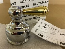Delta H75CB Faucet Handle   Chrome  Brass Monitor Lever   NOS Replacement