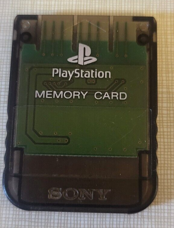 Playstation 1 PS1 Official OEM 15 Block Memory Card SCPH-1020