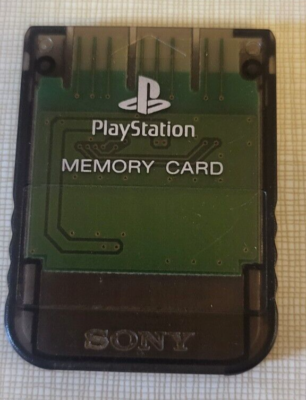 初代 プレステ Memory Card Playstation 1 PS1 Official OEM 15 Block Memory Card SCPH-1020